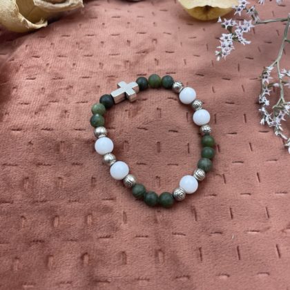 Bracelet en pierres naturelles Jade