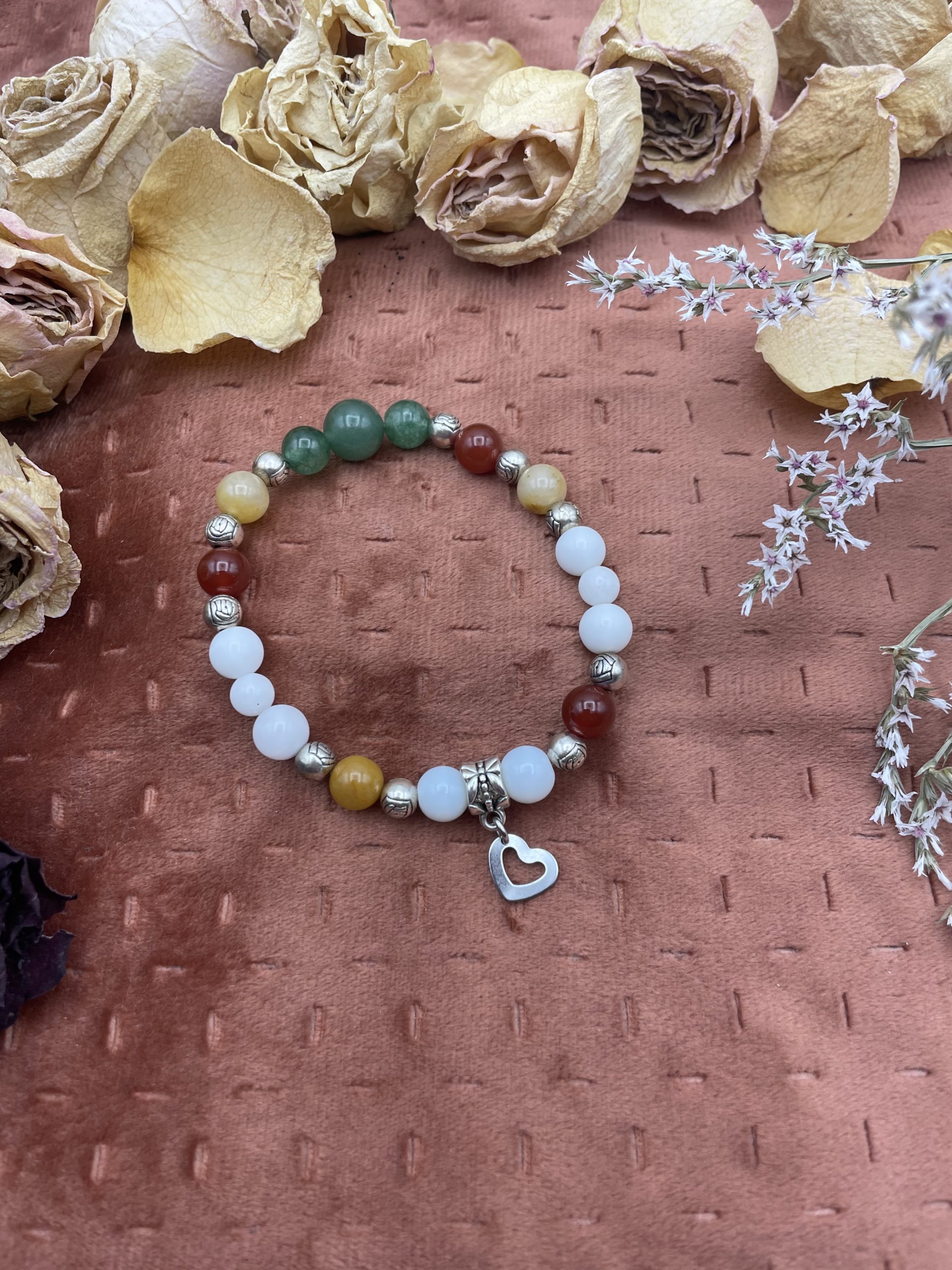 Bracelet en pierres naturelles - Jade